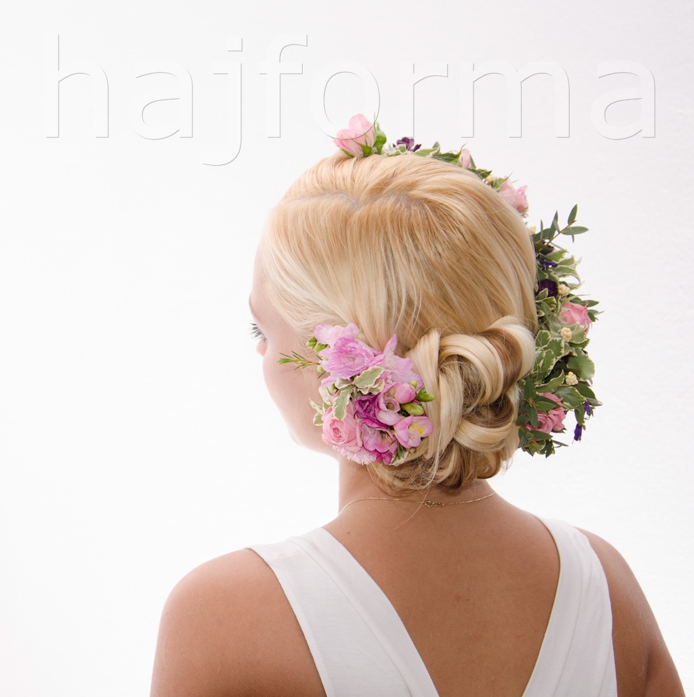Hajforma wedding hair